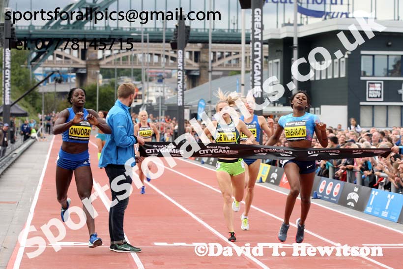 Womens 500 metres, 2017 Great North CityGames, Gateshead/Newcaste. Photo: David T. Hewitson/Sports for All Pics